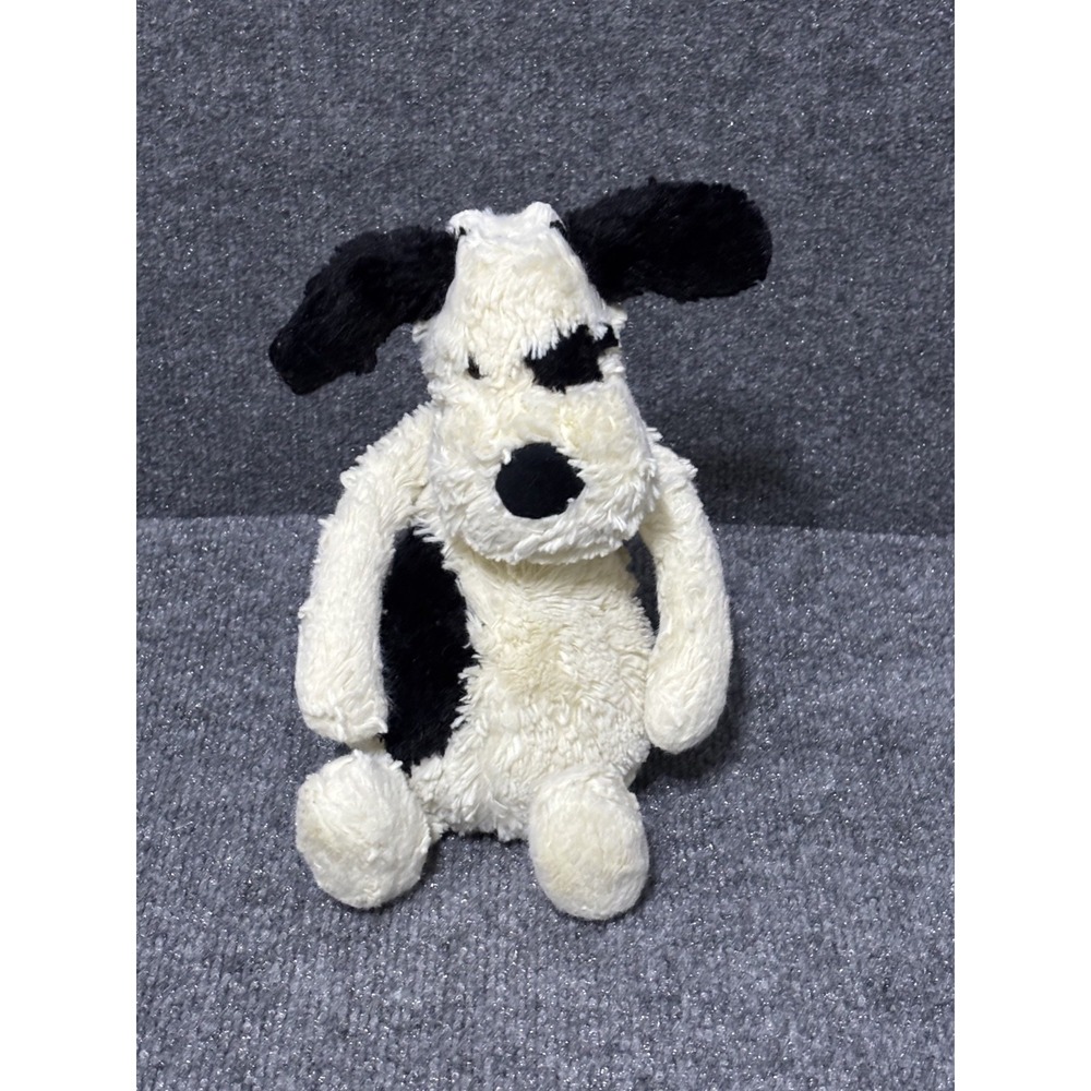 Jellycat Plush Toy Bashful Puppy 13" Medium White Black Stuffed Animal EUC‎ - Picture 2 of 7